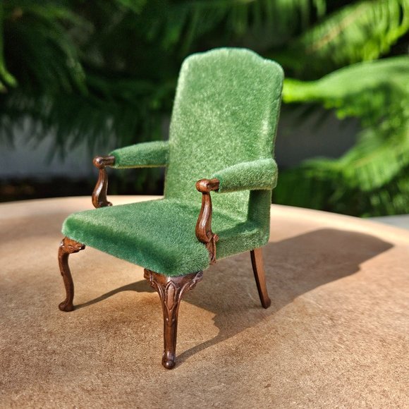 Chippendale Goebel Chair Miniature for Dollhouse RARE!!! Very Collectible 1:12 - Picture 1 of 15